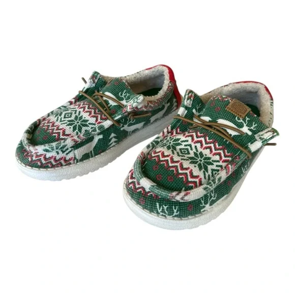 Hey Dude Wally Holiday Youth size 1 Christmas Sweater - Picture 2 of 9